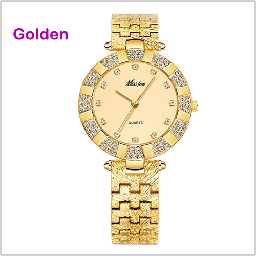 Water Resistant Ladies Gold wristwatch